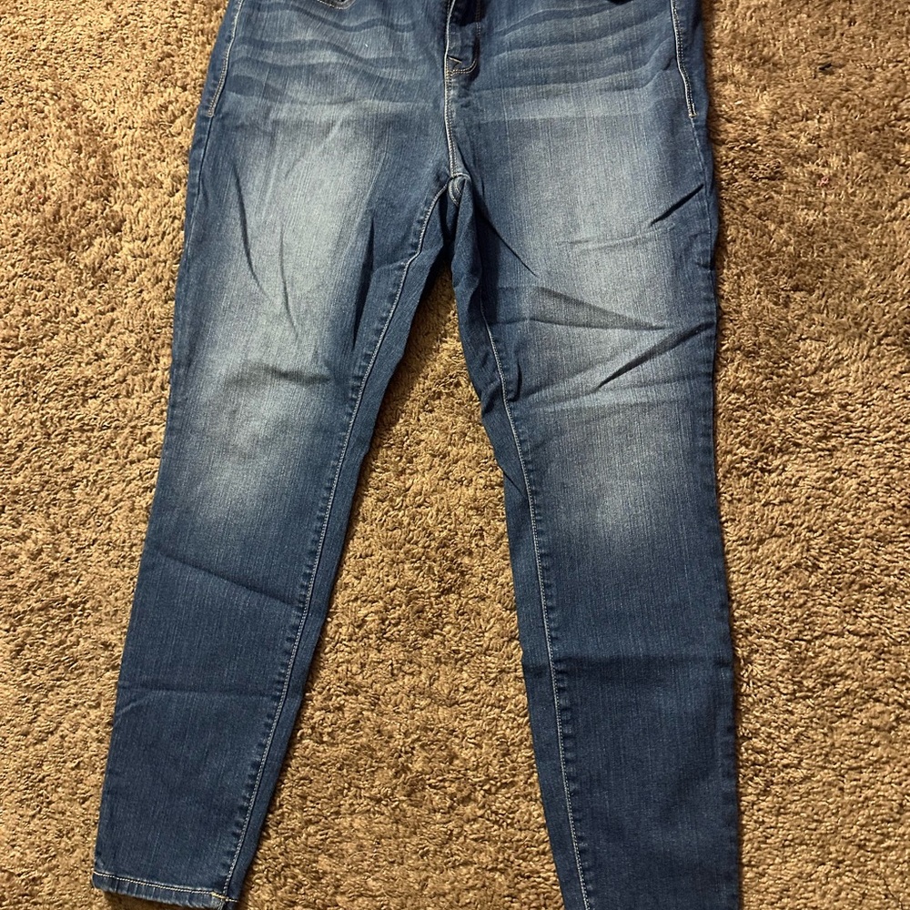 Torrid Dark Blue Skinny Jeans